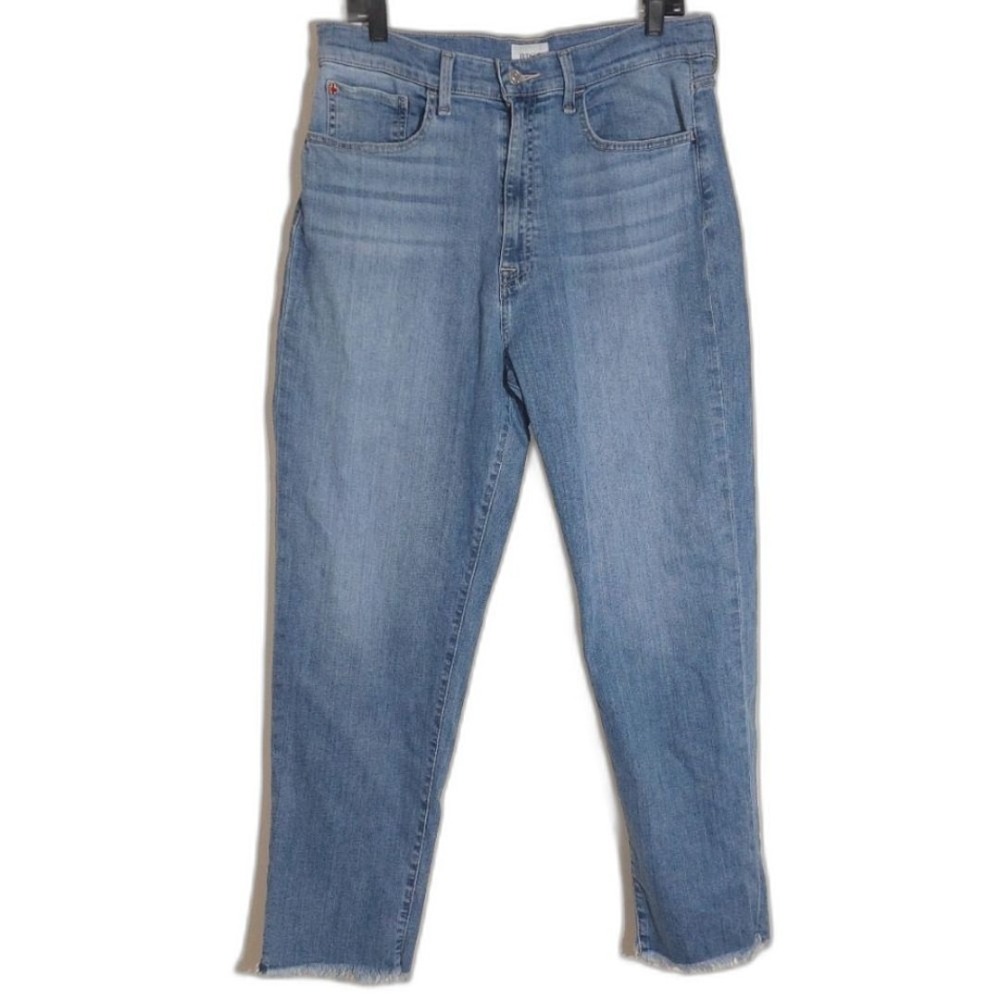 EUC Hudson Women's High Rise Straight Frayed Hem Ankle Jeans StellaSize 31 - Picture 5 of 12